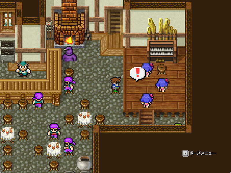 トゥールの村の酒場